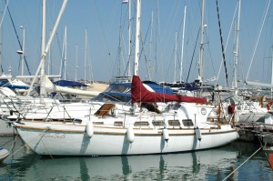 Sonniges Wetter in der Marina